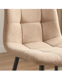 Silla de salón tapizada ANNA