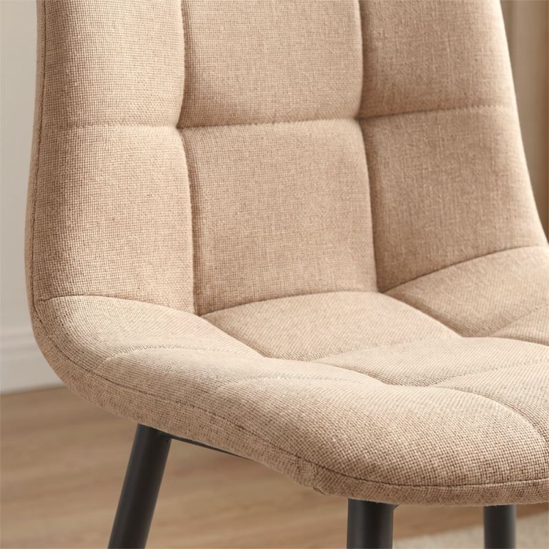 Silla de salón tapizada ANNA