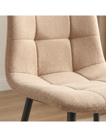 Silla de salón tapizada ANNA