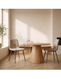 Silla de salón tapizada ANNA