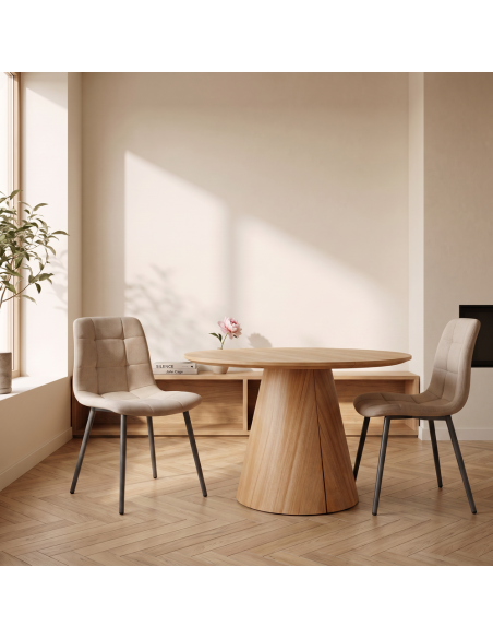 Silla de salón tapizada ANNA