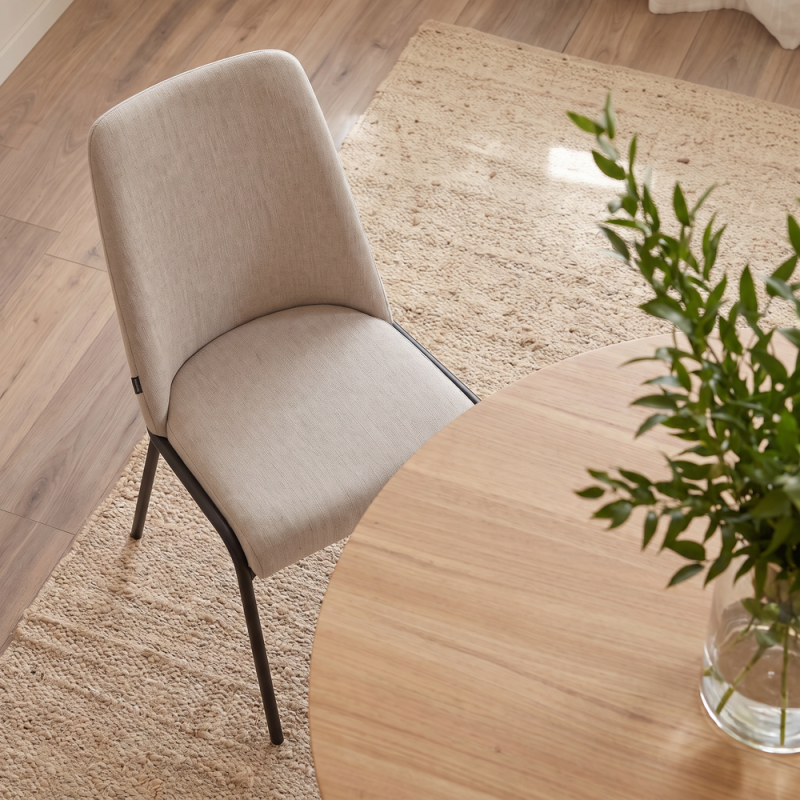 Silla de salón tapizada GEMMA 2