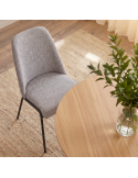 Silla de salón tapizada GEMMA