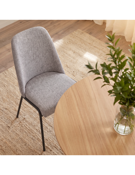 Silla de salón tapizada GEMMA