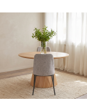 Silla de salón tapizada GEMMA