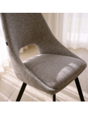 Silla de salón tapizada GRETA