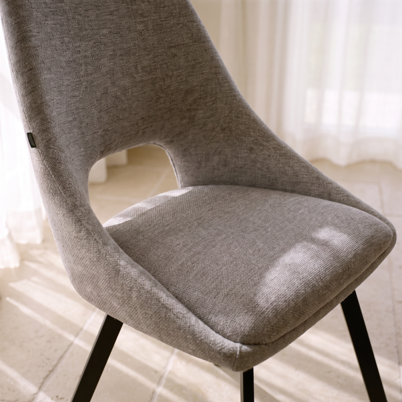 Silla de salón tapizada GRETA