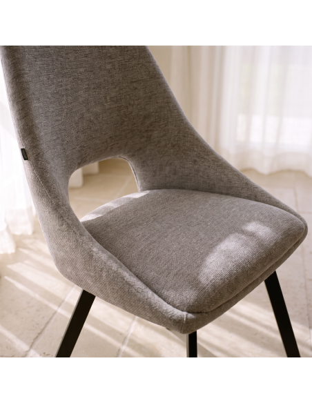 Silla de salón tapizada GRETA