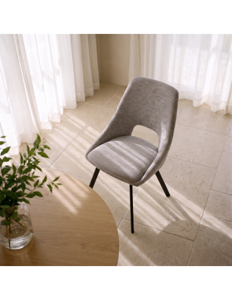 Silla de salón tapizada GRETA