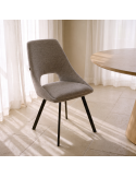 Silla de salón tapizada GRETA