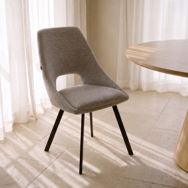Silla de salón tapizada GRETA