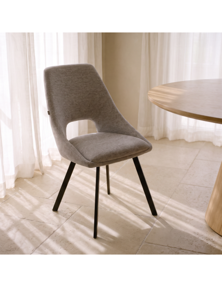 Silla de salón tapizada GRETA