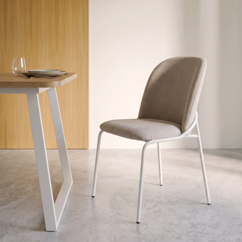 Silla de salón tapizada IRENE