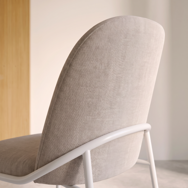 Silla de salón tapizada IRENE