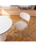 Silla de salón tapizada NICOLE