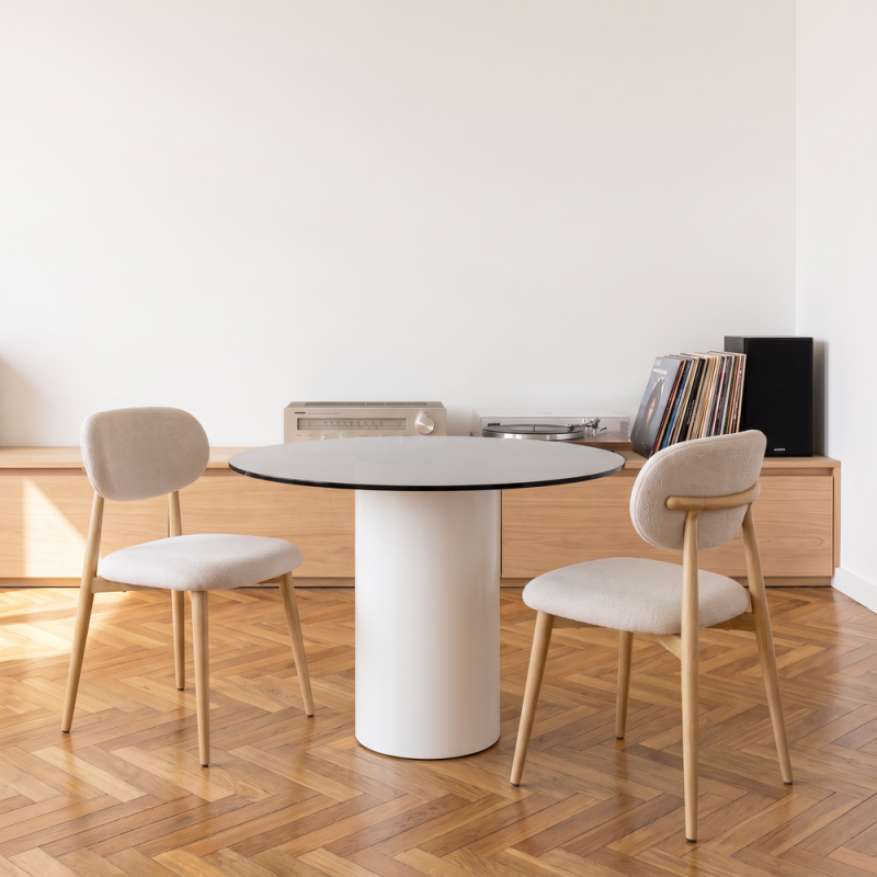 Silla de salón tapizada NICOLE
