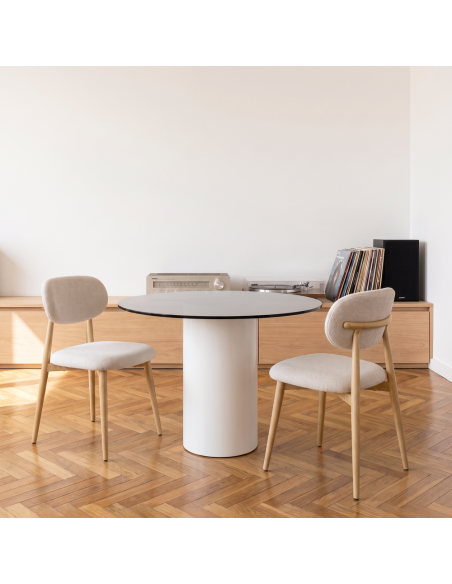 Silla de salón tapizada NICOLE