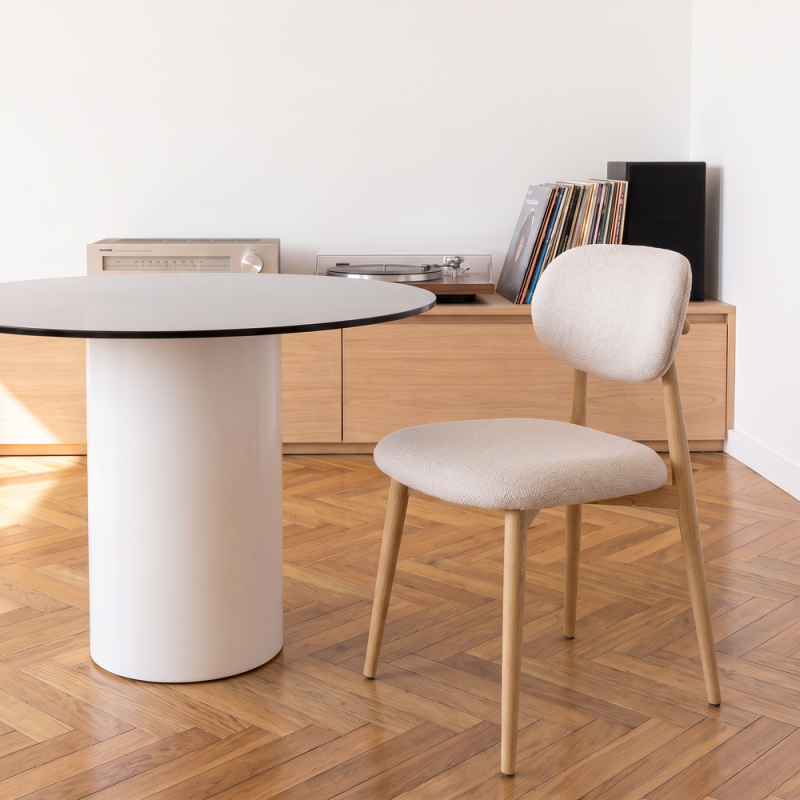 Silla de salón tapizada NICOLE