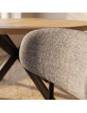 Silla de salón tapizada NICOLE I