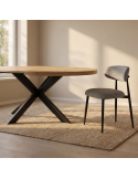 Silla de salón tapizada NICOLE I
