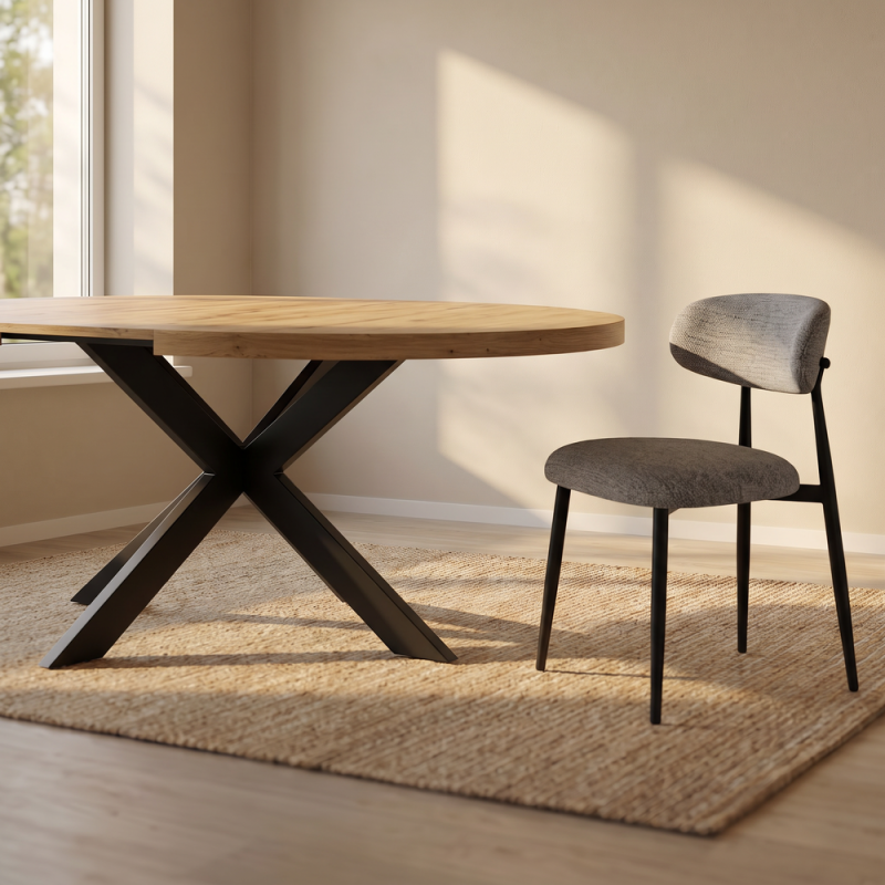 Silla de salón tapizada NICOLE I