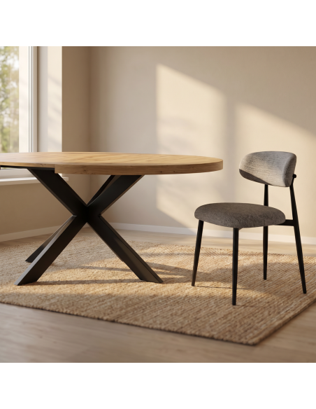 Silla de salón tapizada NICOLE I