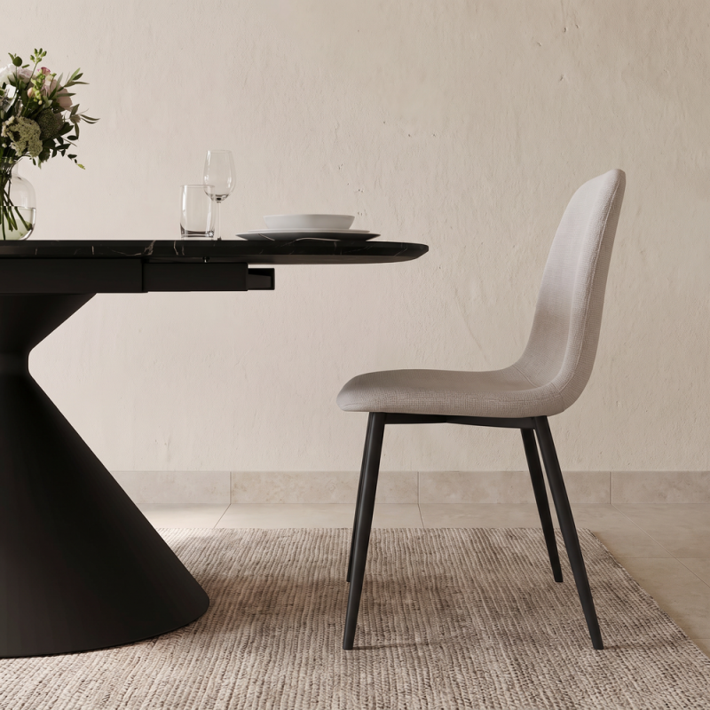 Silla de salón tapizada ROCÍO II