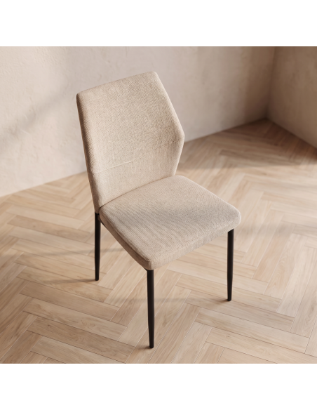Silla de salón tapizada SELENA