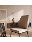 Silla de salón tapizada SELENA