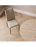 Silla de salón tapizada ELORA