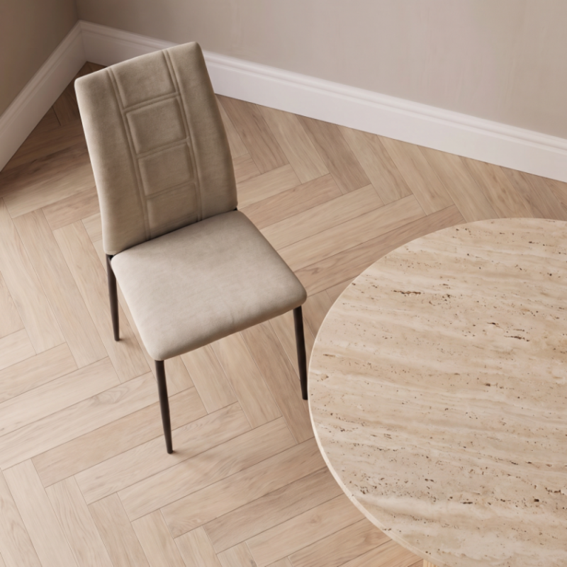Silla de salón tapizada ELORA