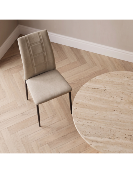 Silla de salón tapizada ELORA