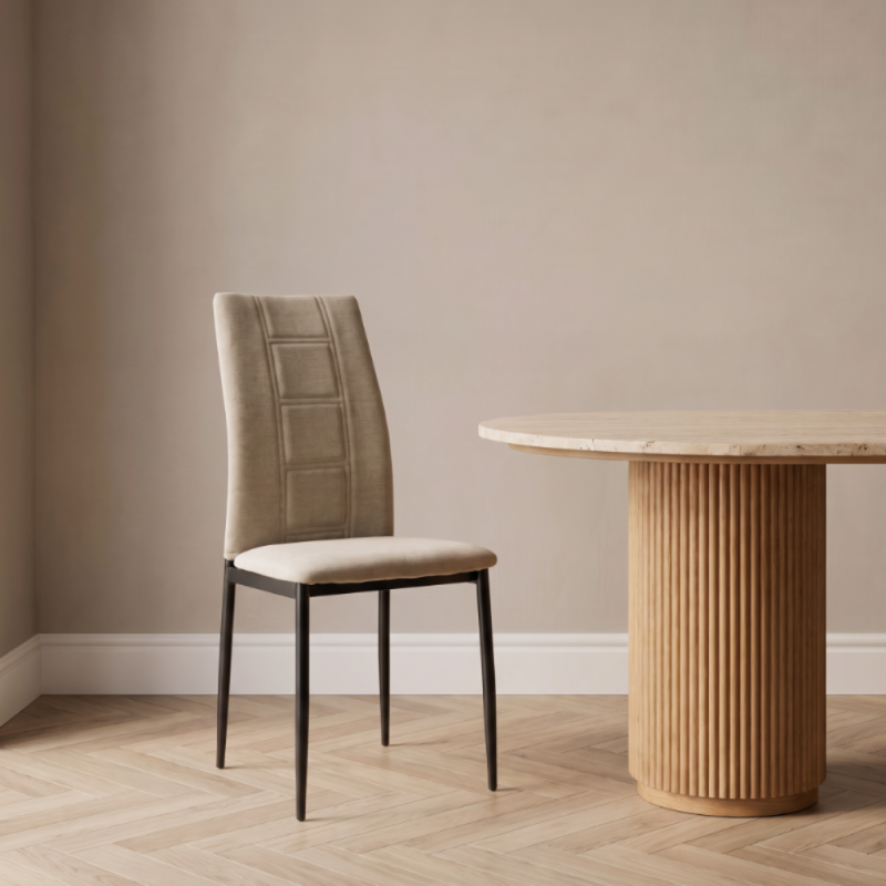 Silla de salón tapizada ELORA