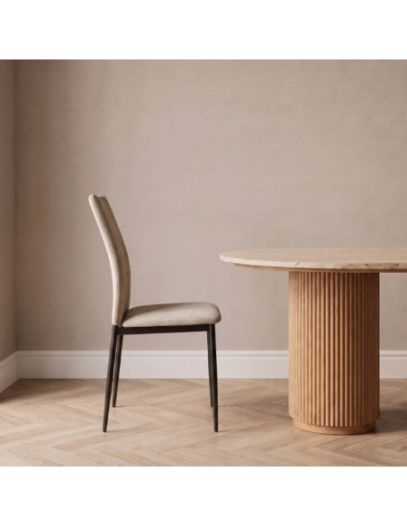 Silla de salón tapizada ELORA