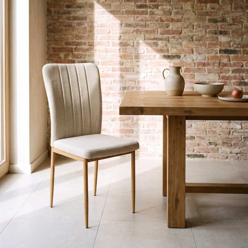 Silla de salón tapizada NEREA