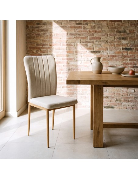 Silla de salón tapizada NEREA
