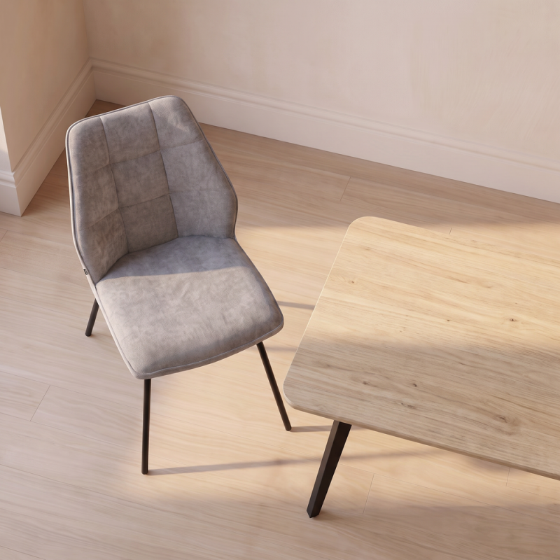 Silla de salón tapizada YARA I