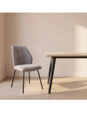 Silla de salón tapizada YARA I