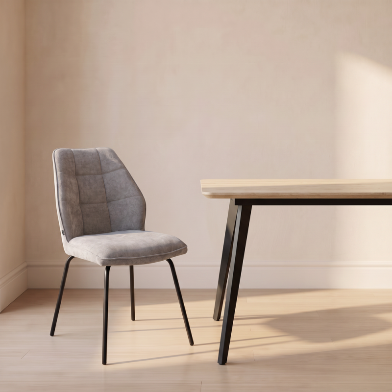 Silla de salón tapizada YARA I
