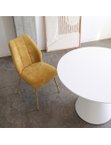 Silla de salón tapizada YARA II