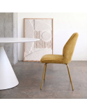 Silla de salón tapizada YARA II