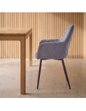Silla de salón tapizada ALESSA