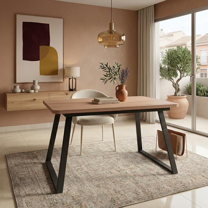 Mesa rectangular extensible SANA I