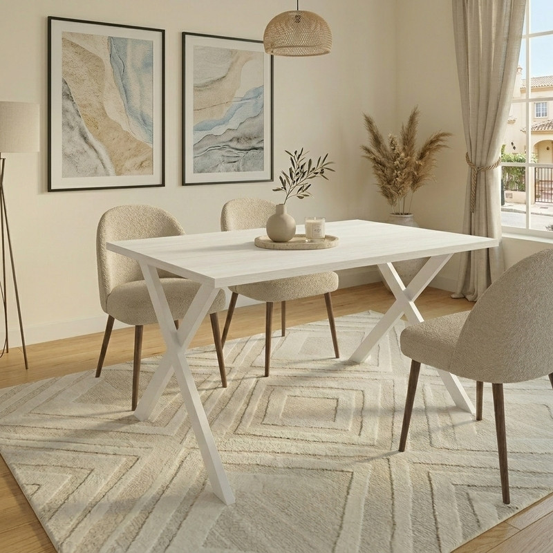 Mesa rectangular fija XENIA