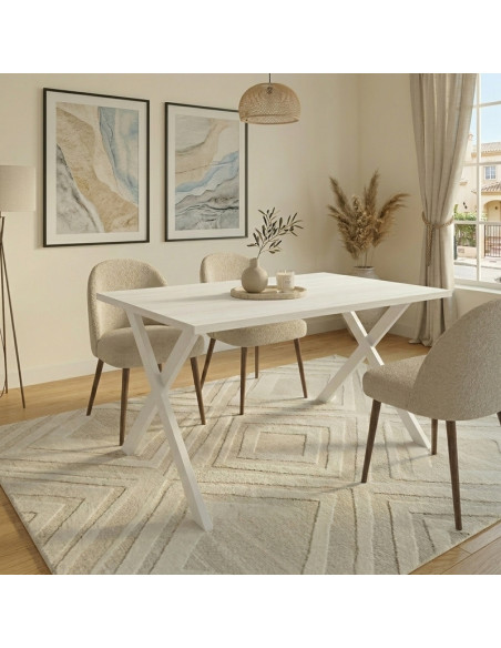 Mesa rectangular fija XENIA