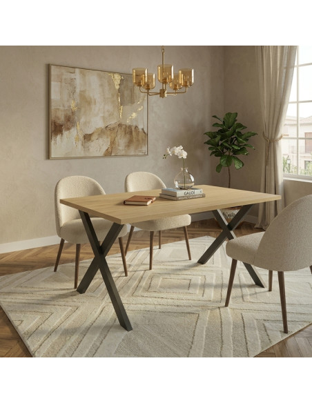 Mesa rectangular fija XENIA