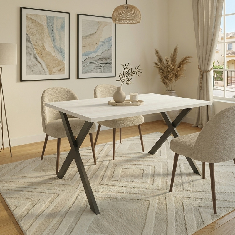 Mesa rectangular fija XENIA