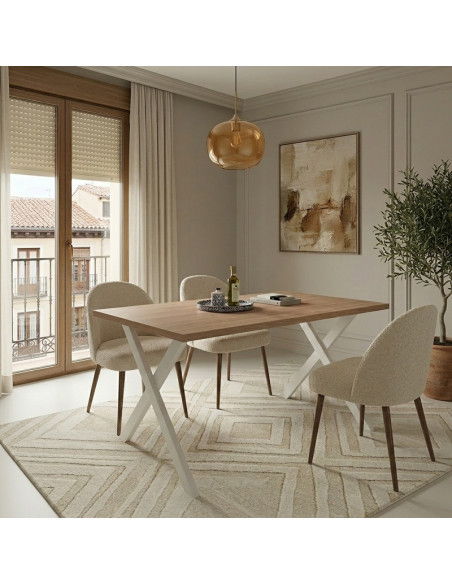 Mesa rectangular fija XENIA