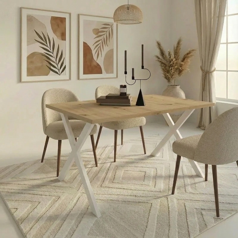 Mesa rectangular fija XENIA