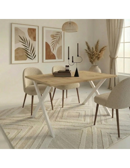 Mesa rectangular fija XENIA